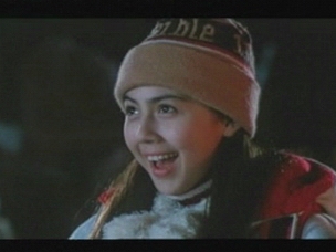 She's a cute kid, and she wears a hat that says "invisible" on it. I hope she knows she got ripped off, because I can definitely see that hat.