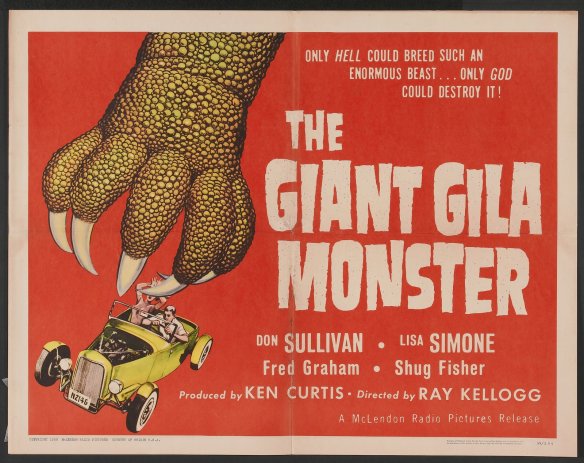 The Giant Gila Monster upped the ante 3 years later, swqpping out the mine train for a hot rod packed with dynamite. It's even funnier than it sounds.