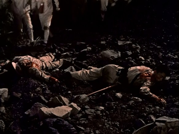 The moral of Gojira is that nuclear weapons could be the undoing of life on Earth. The moral of Rodan seems to be that working in a coal mine sucks monkey nuts. 