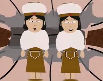 The construction paper cut-outs were used even less.