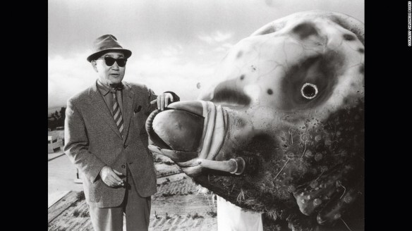 Monsters always enjoyed working with Tsuburaya, as a fellow 300 ft. tall creature, they found him extremely relatable.