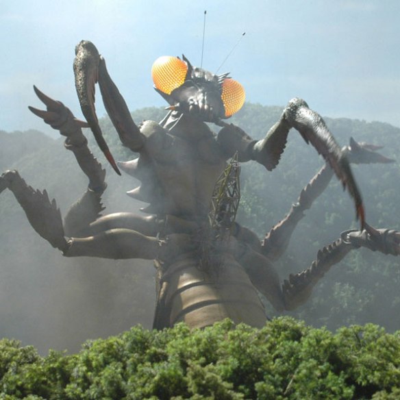 It's almost as brutal as the time Godzilla rammed an electrical tower so far up his ass it burst out of his dickhole. Final Wars, whoo!