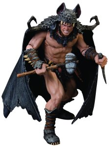 Unfortunately she didn't take the opportunity to transform herself into caveman Batman.  Cavebatman?  Bat-Caveman? Captain Caveman?