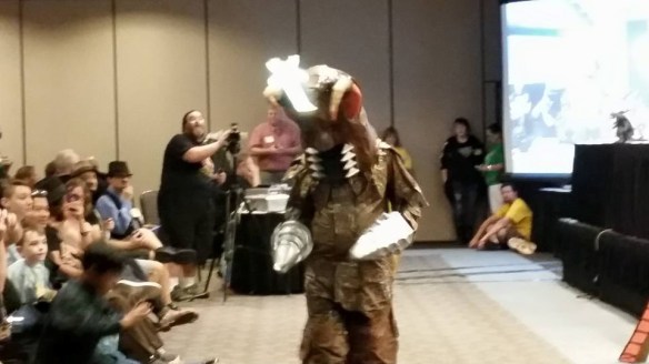 Megalon was crazy-awesome. The arm-drills spun, the mouth opened and closed, and the horn lit up! 