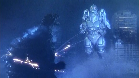 Mechagodzilla's kind of a bitch in this one.