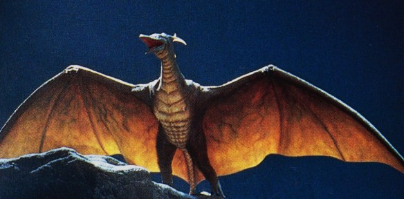 In this movie Rodan is basically a pissed-off prehistoric Tinkerbell.