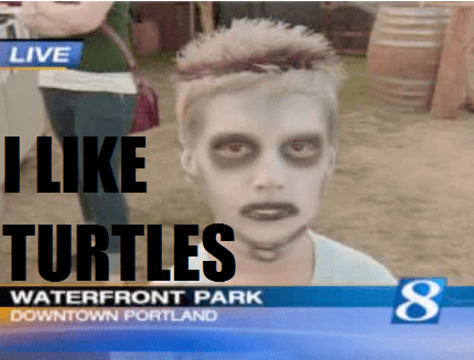 Guess what Toshio still spends his time talking about?