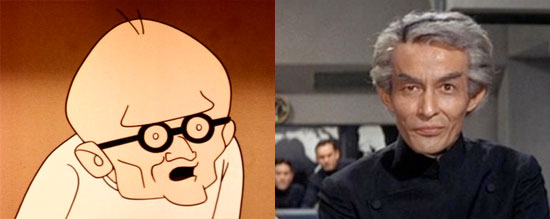 Fucky teeth or not, the transition from cartoon to live-action was very kind to the not-so-good Doctor!